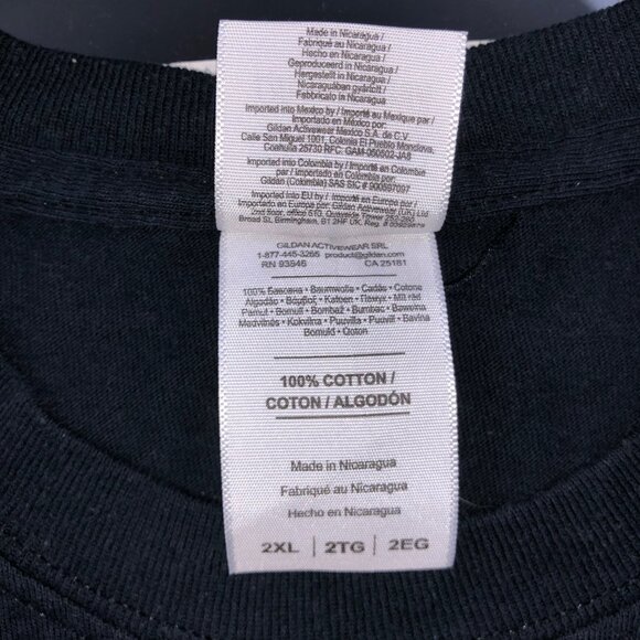 YOSUCKA! T-Shirt Mens 2XL Black "Friendship is Universal" Graphic Detroit Techno - Picture 6 of 7